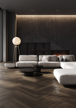 Кварцевый ламинат Fargo Бевел Английская ёлка Дуб Бали 33-2123-57